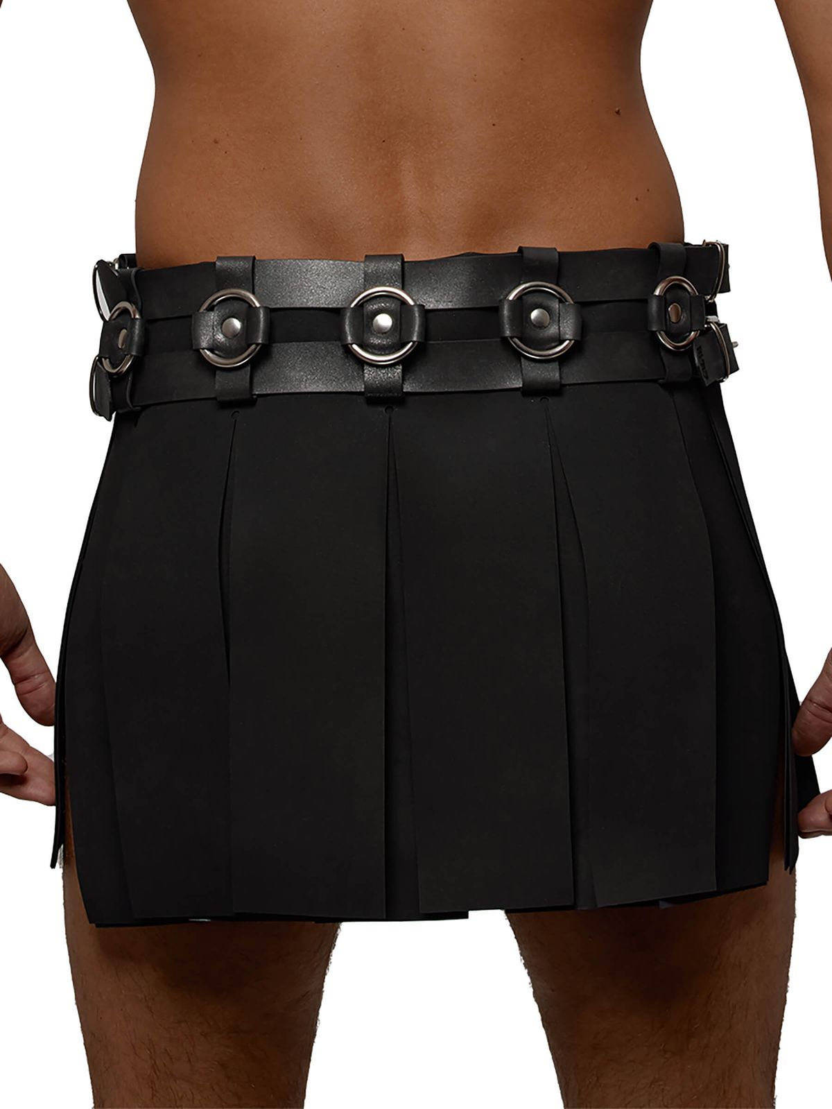 Latex - Gummi Kilt - Double Belted Skirt