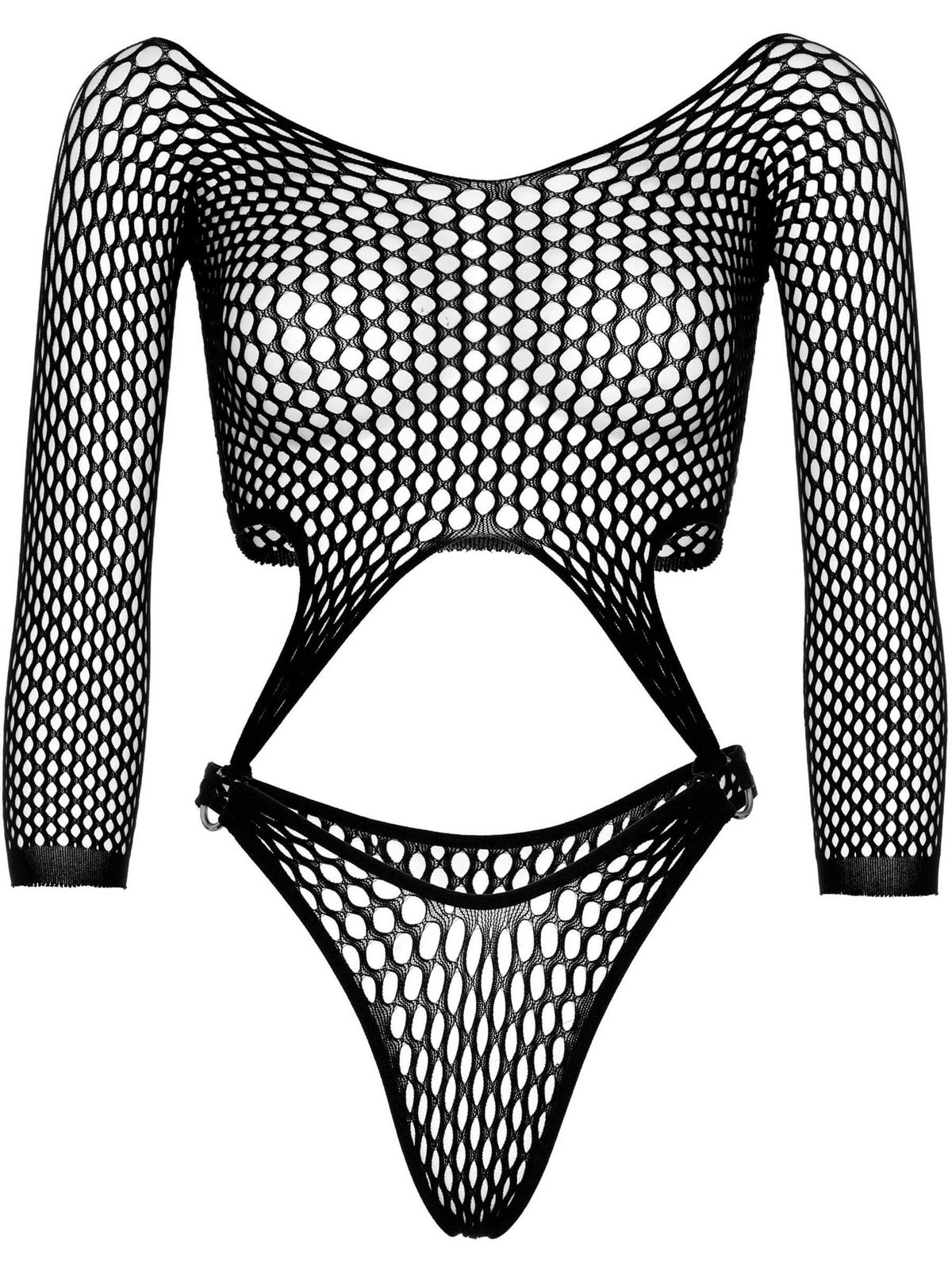 Damen-Stringbody mit langen Ärmeln