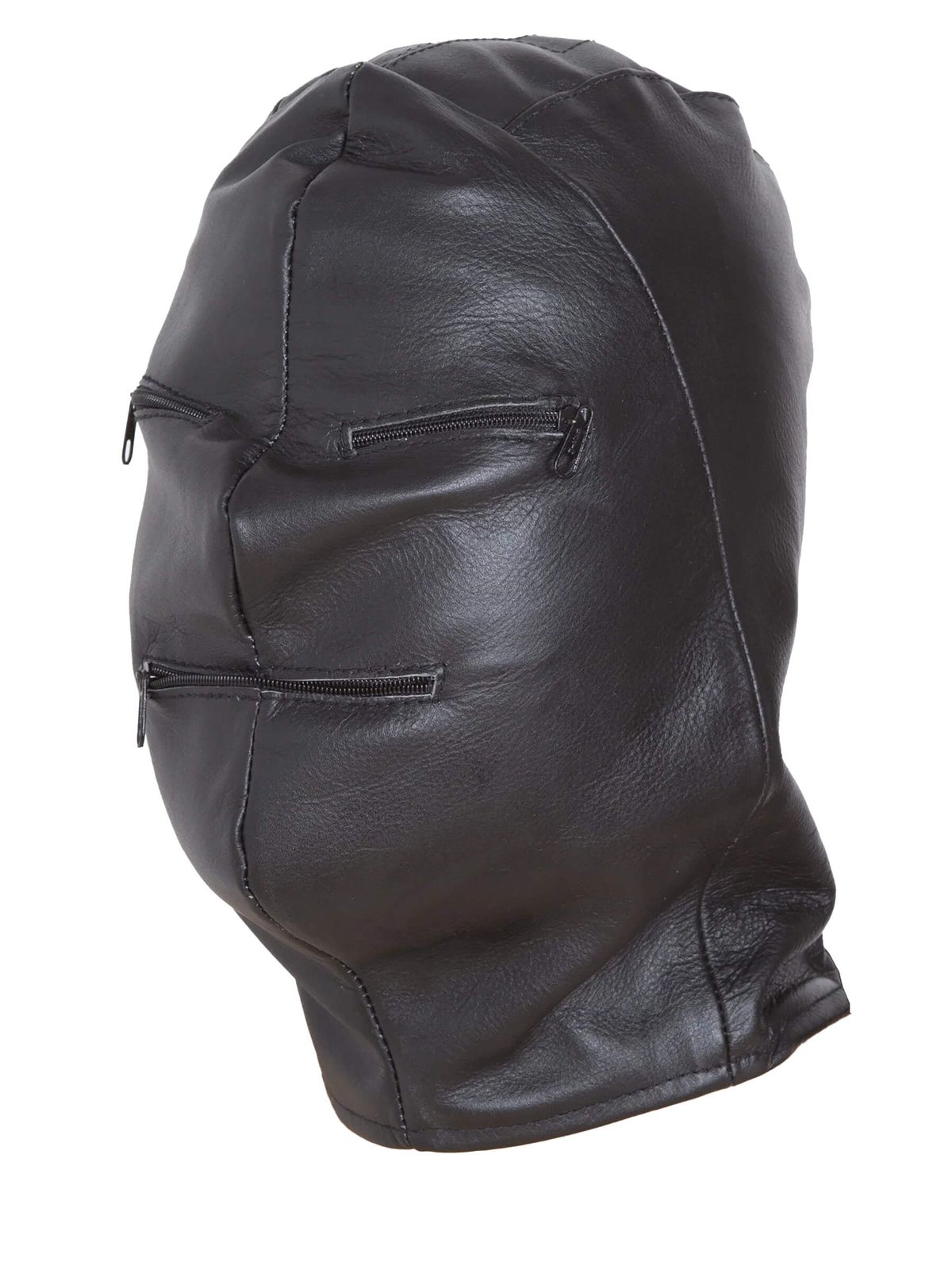 Leder Maske Schwarz