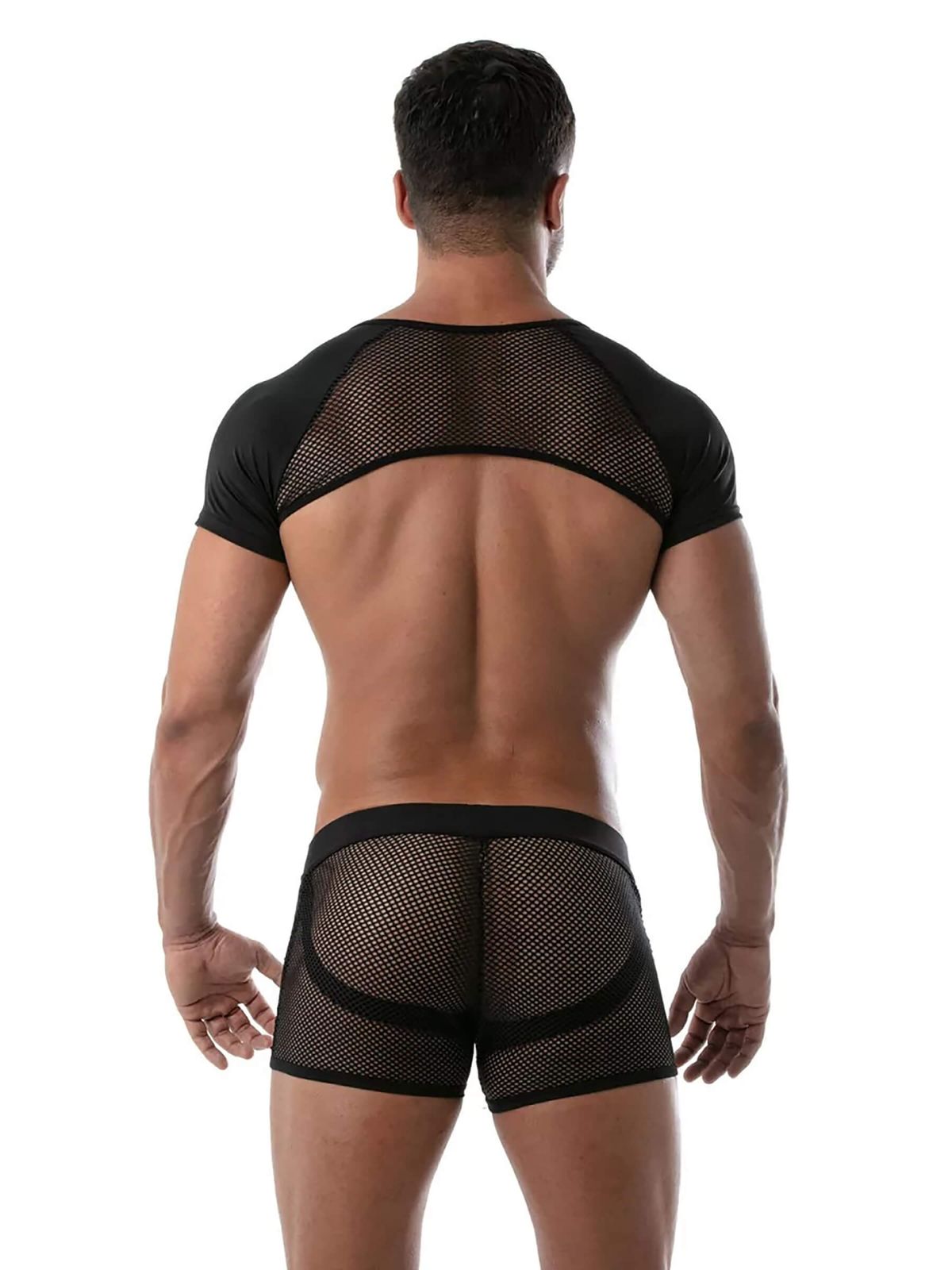 MESH JOCKSHORT CIRCUIT - SCHWARZ