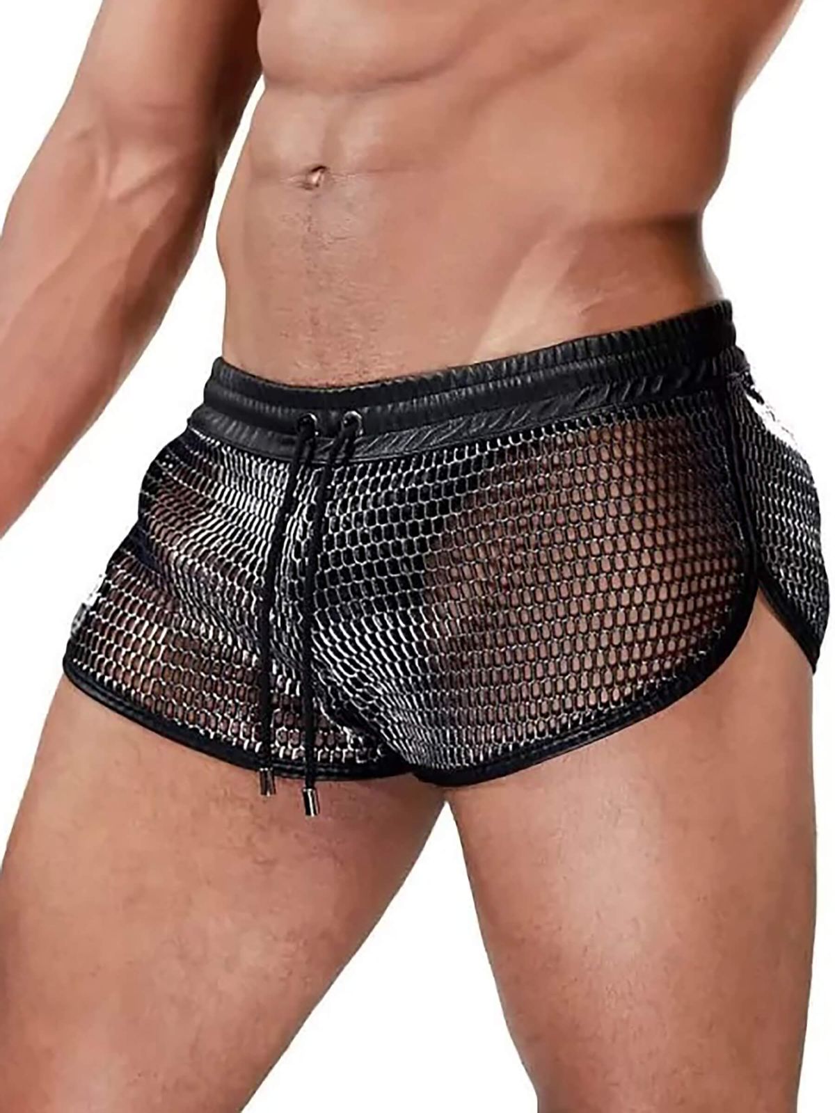 MESH JOCKSHORT CIRCUIT - SCHWARZ