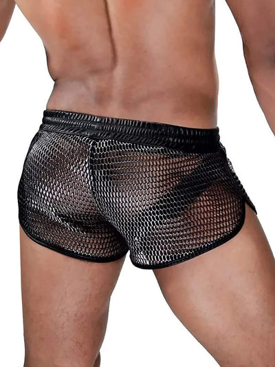 MESH JOCKSHORT CIRCUIT - SCHWARZ