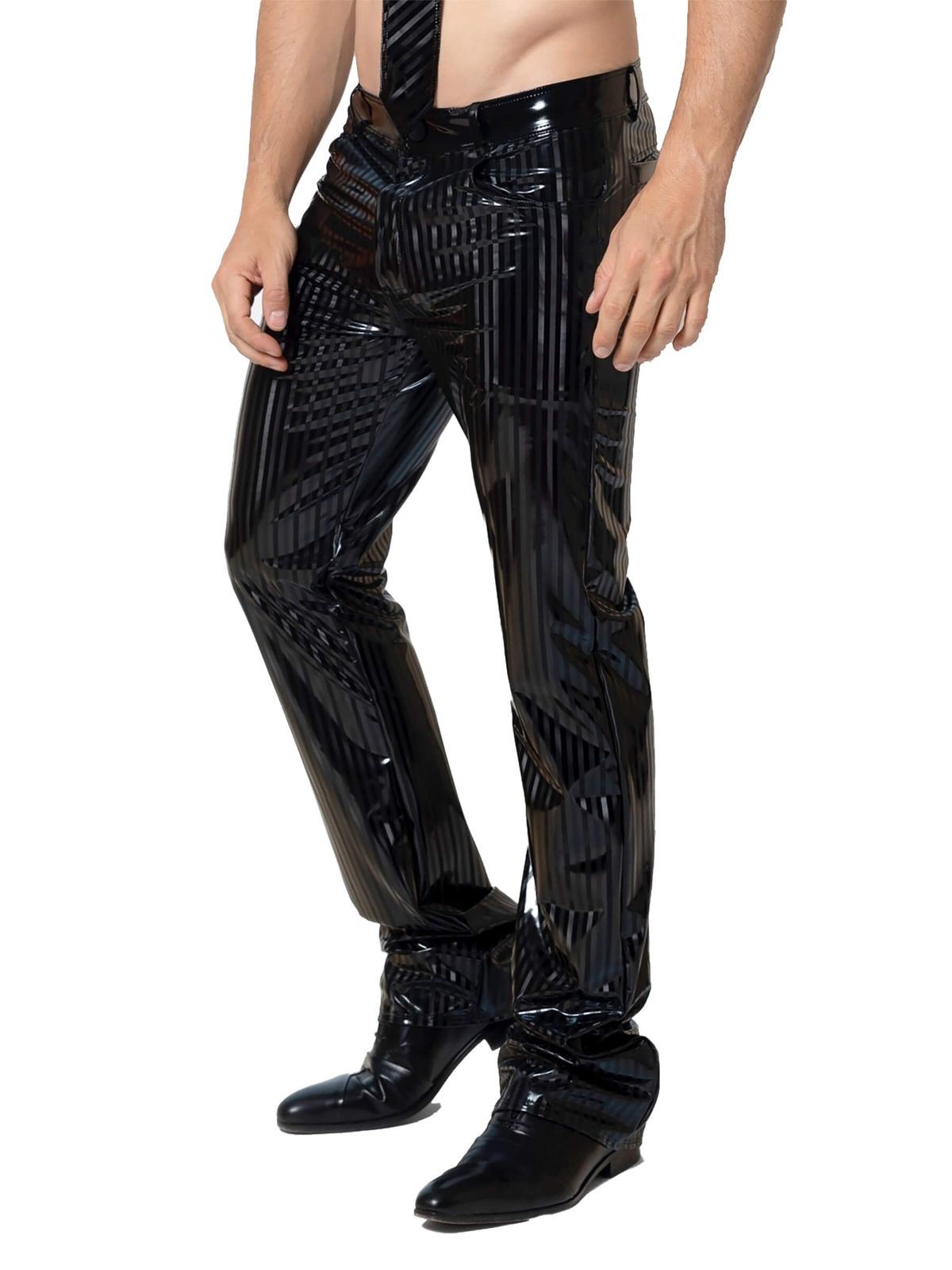 Herren Designer Lack Hose Magnus