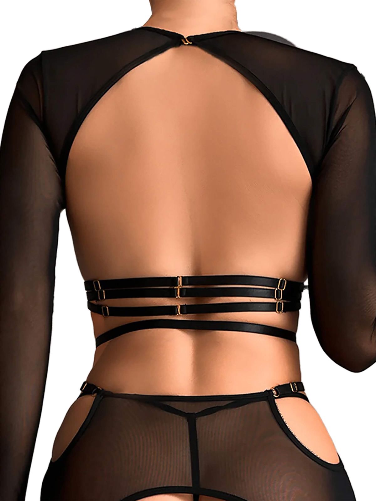 Roselyn Set with Skirt Garter Belt