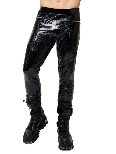 Designer Herren Leggings GUNNAR Lack Hose