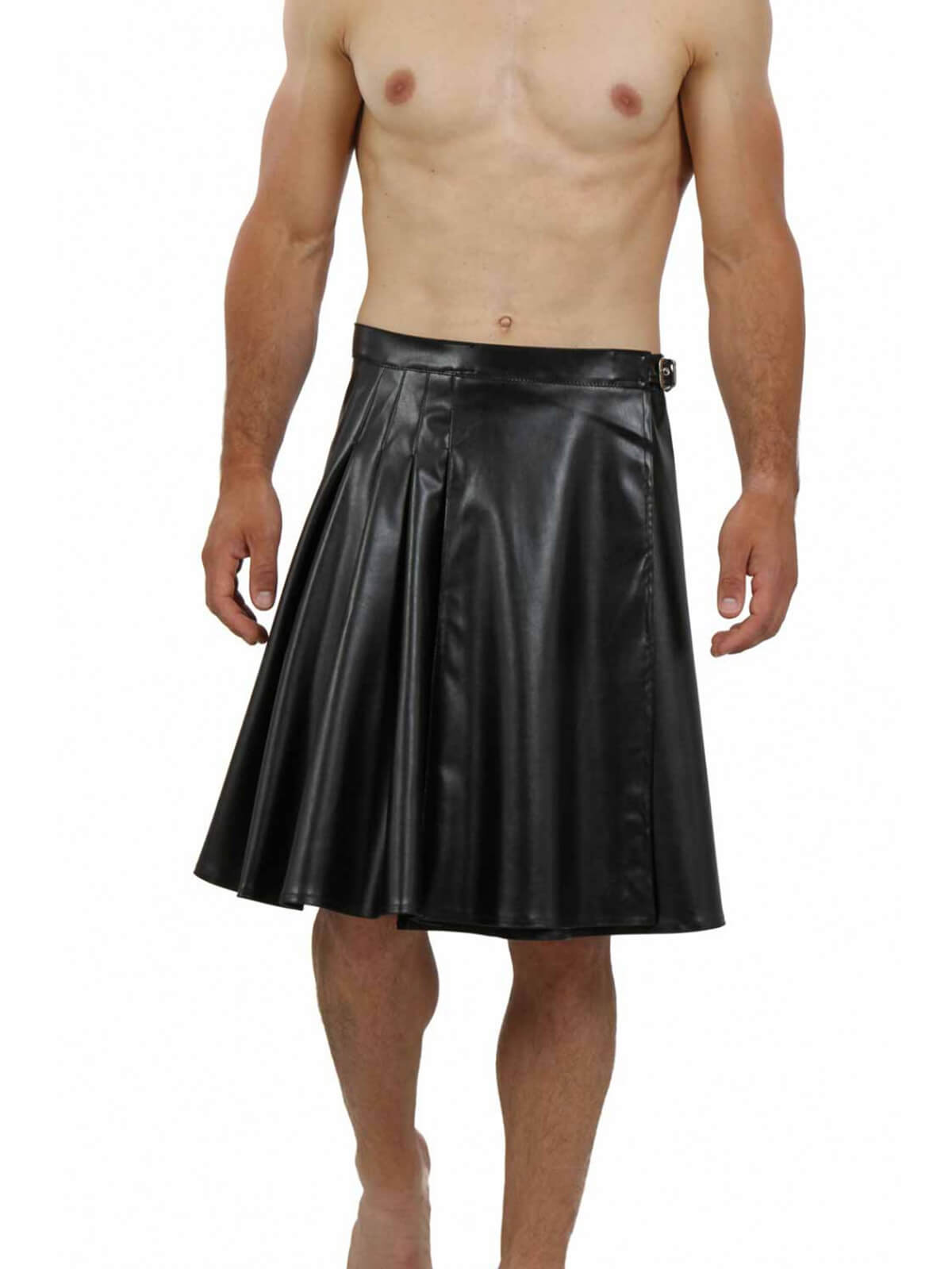 Kunstleder Herren Kilt