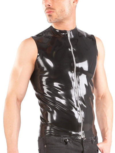 Latex Shirt mit Zipper