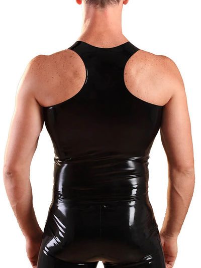 Latex Weste mit Zipper