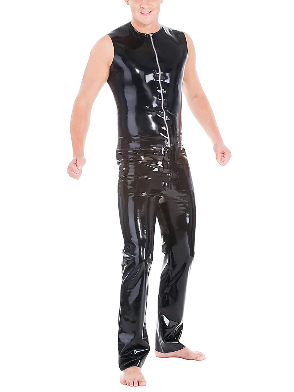 Latex Shirt mit Zipper